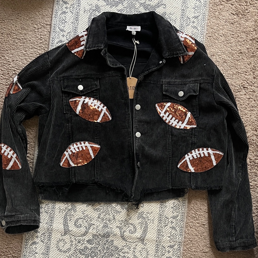 BiBi Black Corduroy Jacket